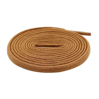 6MM Classic Shoe Accessory Double Layer Polyester Flat Shape Shoelaces 7 Colours For Canvas Boots