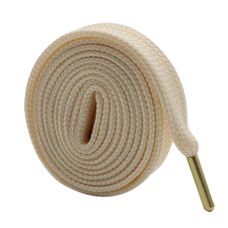 1.8CM Fat Laces With Golden Metal Tips High-quality Luxury Shoelaces Premium Polyester Hottest Item