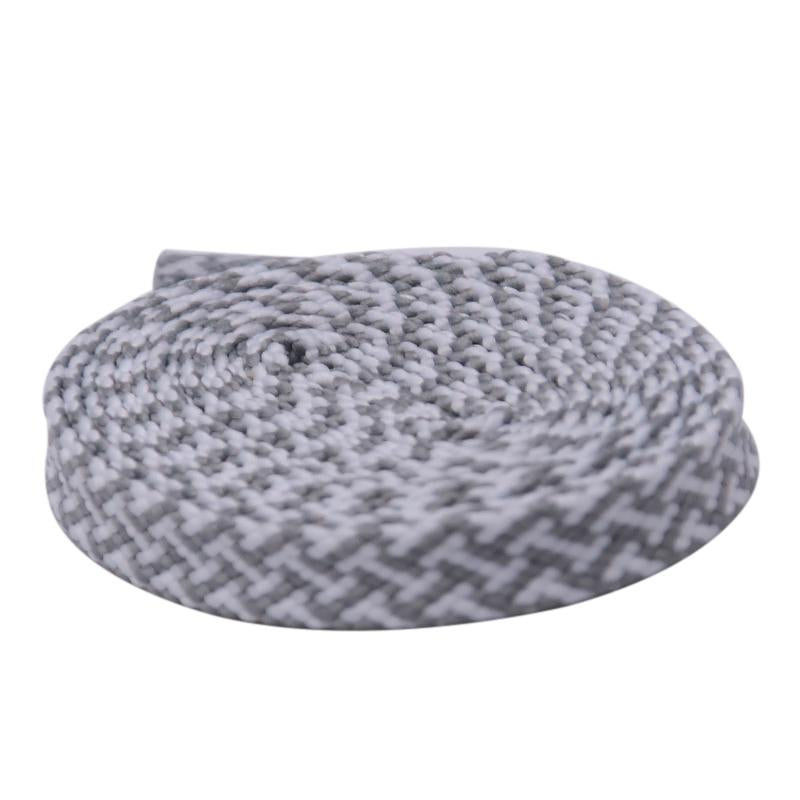 Weiou Official Laces Store Flat Shape 7MM Double-Color Combination Polyester Safety Shoelaces For