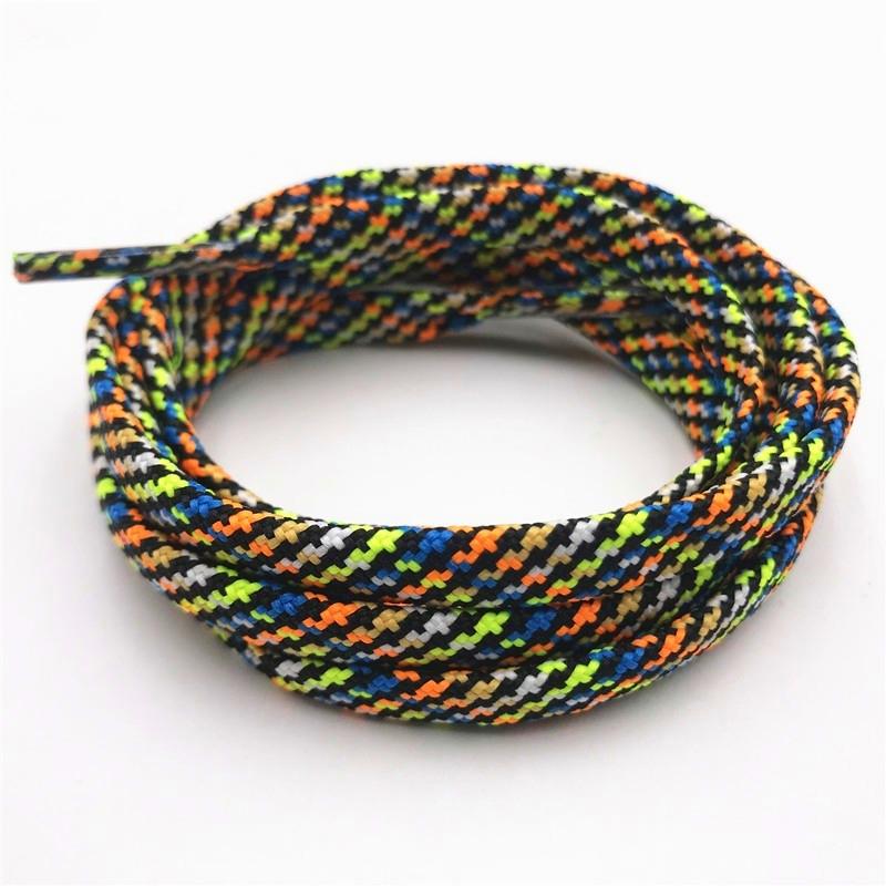 7MM Multi Color sweet Camouflage  Shoelaces Women Sneaker 2021 Casual Shoe Lacel Unisex Boots Shoe