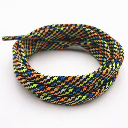 7MM Multi Color sweet Camouflage  Shoelaces Women Sneaker 2021 Casual Shoe Lacel Unisex Boots Shoe