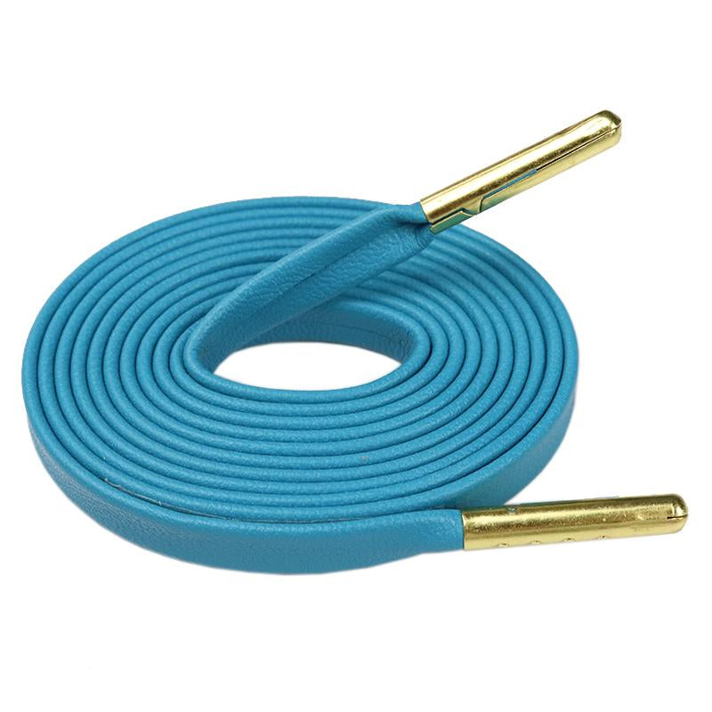 7MM Shoe Accessories Exquisite Quality PU Leather Shoelaces For Custom Cords Bulk Lace Order Drop