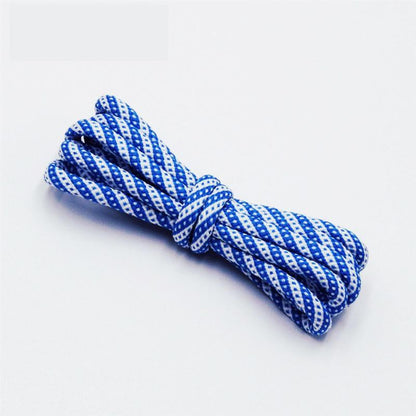 5MM Round Cords Spiral Plaid Polyester Shoelaces For Adult&Kid Men Women Sneaker 2021 Outdoor Sports