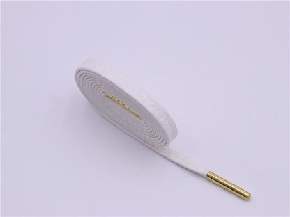 7MM Flat Type Innovative Shoe Accessories With Metal Tip Women Boots Fashion Shoelaces Zapatillas