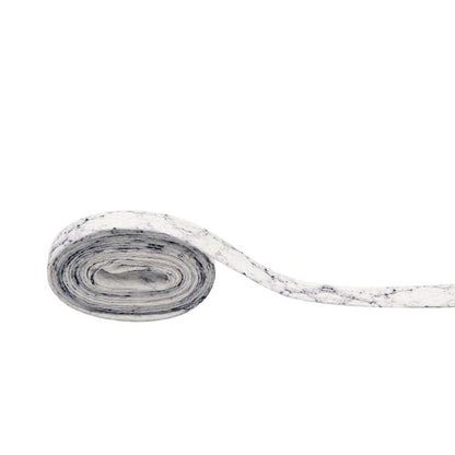 8MM White Black Glacier Frozen Stone Textur Shoelaces Unisex For Zapatillas Mujer Flat Perfect Shoe