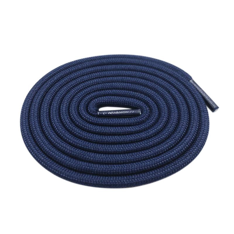 5mm Round Polyester Customized Shoelaces Green Navy Fashion Shoe Laces Extral Long Unisex Women Men