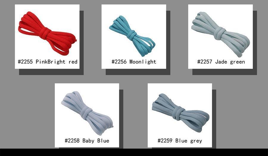 6MM Oval Shoe Accessories Passionate Red Pink Pure Cotton Flexible Lace Colour Bright For Custom In