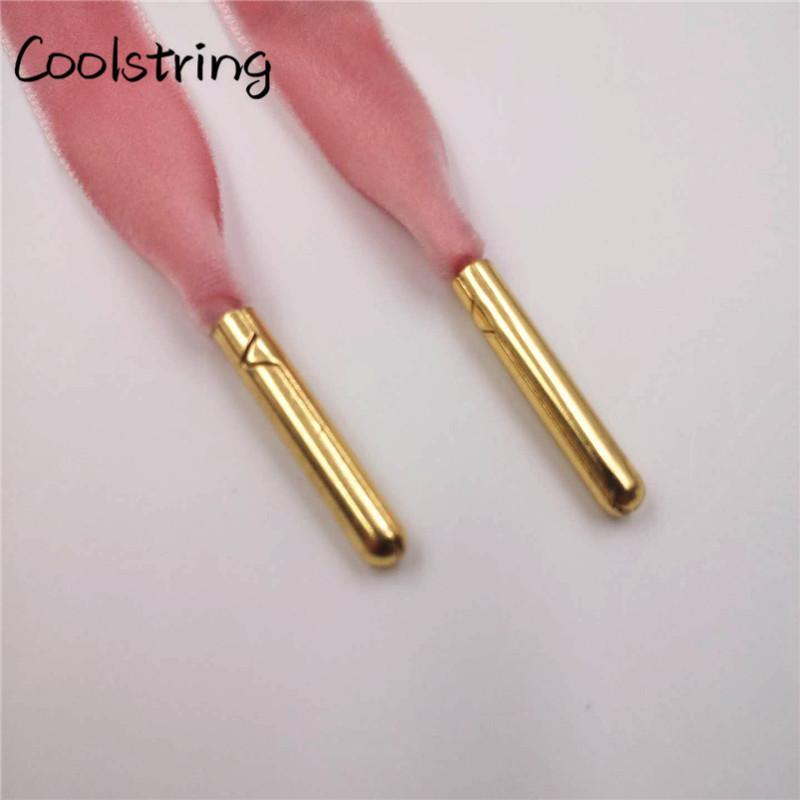 60-180cm Length 1.27 Cm Width Velvet Surface Shoelaces Women Men Black White Colorful Sports Casual