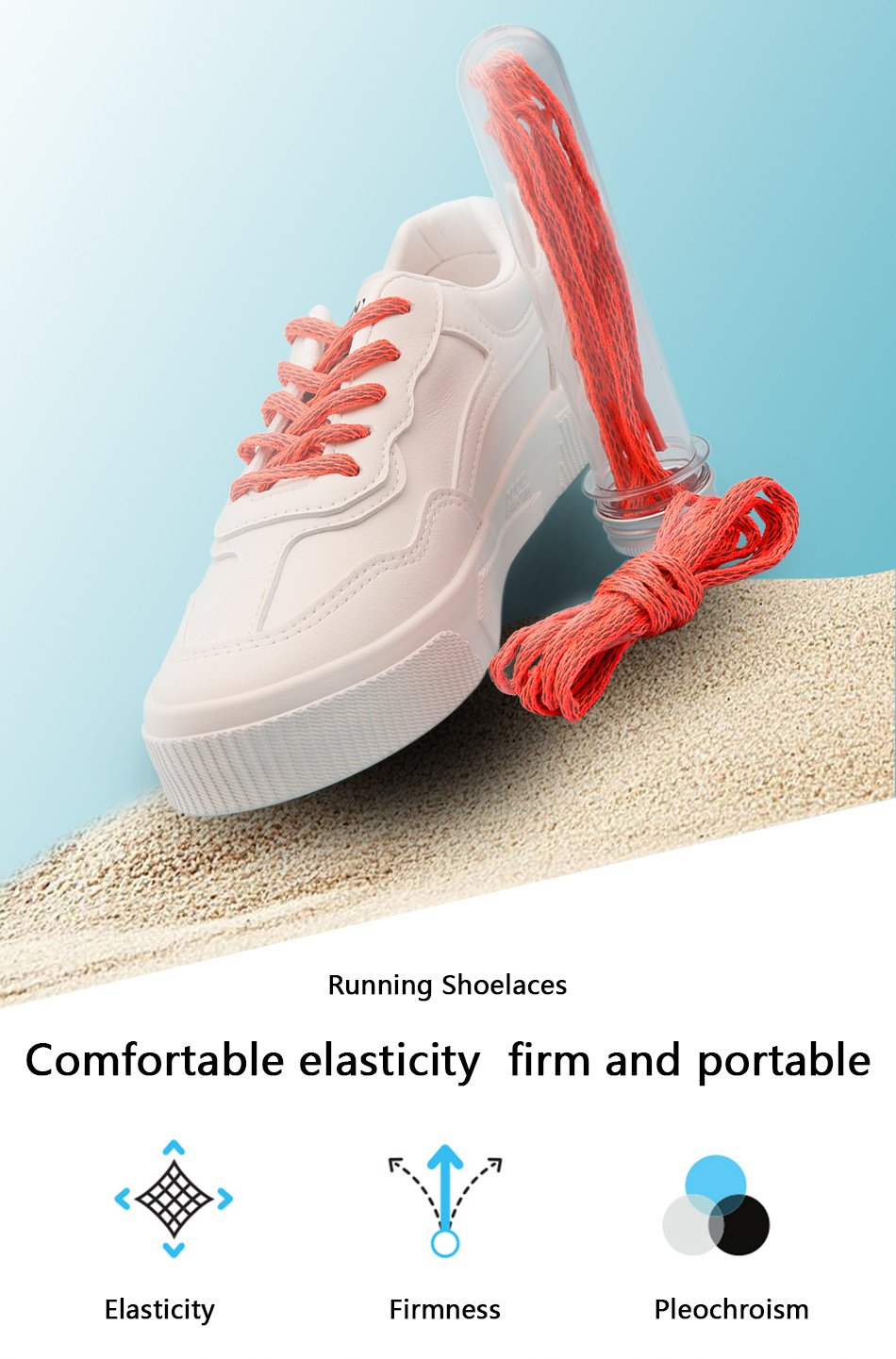 6MM Orange Premium Night Glow Ropes Special 3M Reflecitive Unique Luminous Sneaker Sport Shoe Cords