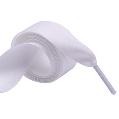 Solid Color Ribbon Wide Shoelaces Women Canvas Casual Flat Shoes Lacet 2021 Charmed Fashion Cord