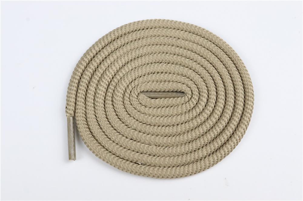 Shoe Accessory 4.5MM Khaki Strong Polyester Ropes For Hiking Boots Unisex Women Sneaker 2021