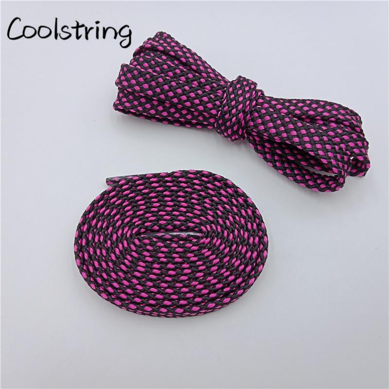 Classic Style 7MM Shoe Accessories Bright Flat Shoelaces Innovative Luxury Lacet For Casual Canvas