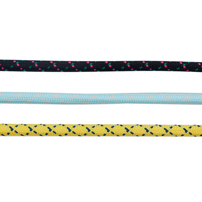 Weiou Manufacturer Cheap Custom Design Length And Width Rope Vintage Round Two Color Twill Shoelaces For Shoes