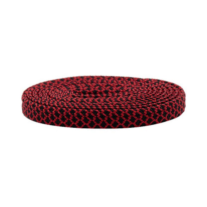 Nice Shoelaces Clothing 7MM Double Layer Polyester Laces Tight Stitch Weaving Process Top Quality