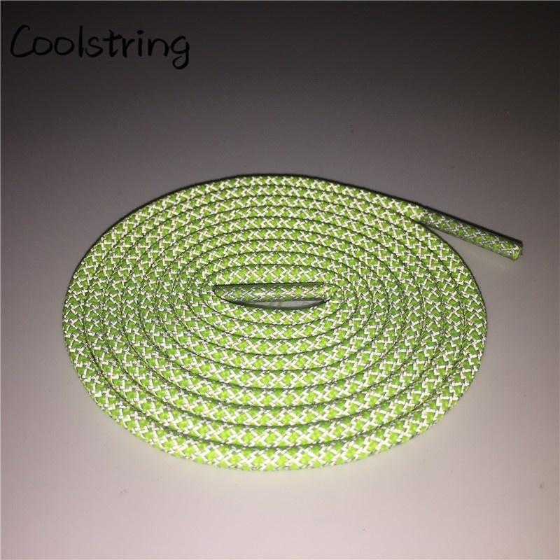 Fluorescent Highlight 3M Reflective Laces Sneaker Rope Shoelaces Athletic KIDS Bootlace For V2 350