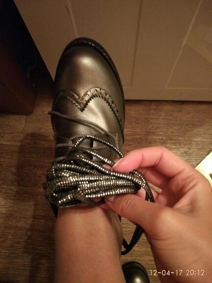 Cool 0.7cm Two Colors Mixed Shiny Gold And Silver Thread Sport Sneakers Flat Shoelaces Bootlaces