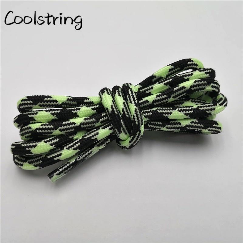 Sport  Fluorescence Round Shoelace Glow In The Dark Night Colorful Fluorescent Shoe Laces Athletic