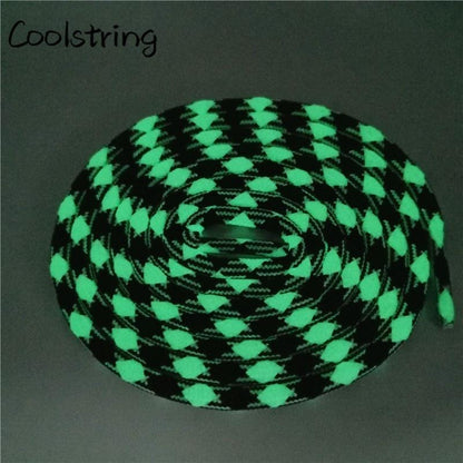 Sport  Fluorescence Round Shoelace Glow In The Dark Night Colorful Fluorescent Shoe Laces Athletic