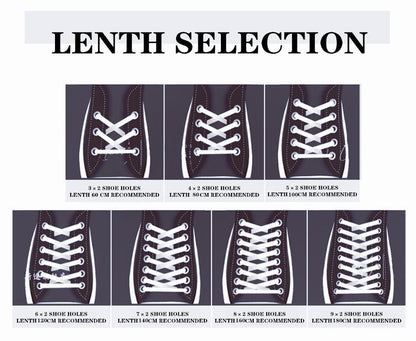 Nice Shoelaces Clothing 7MM Double Layer Polyester Laces Tight Stitch Weaving Process Top Quality