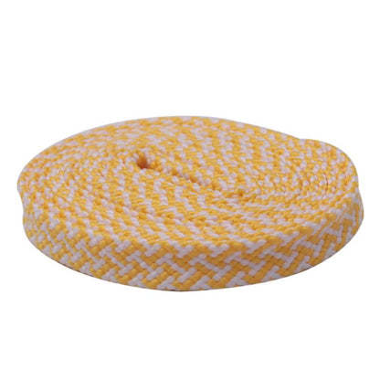 Weiou Official Laces Store Flat Shape 7MM Double-Color Combination Polyester Safety Shoelaces For