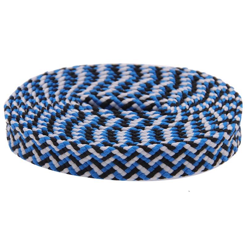 7mm Premium 3 Colorful Flat Polyester Shoelaces For Casual Canvas Men Women Sneaker 2021 Trendy