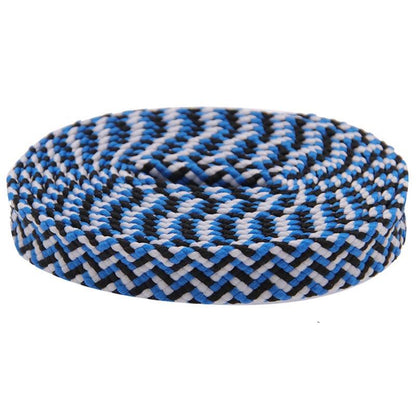 7mm Premium 3 Colorful Flat Polyester Shoelaces For Casual Canvas Men Women Sneaker 2021 Trendy