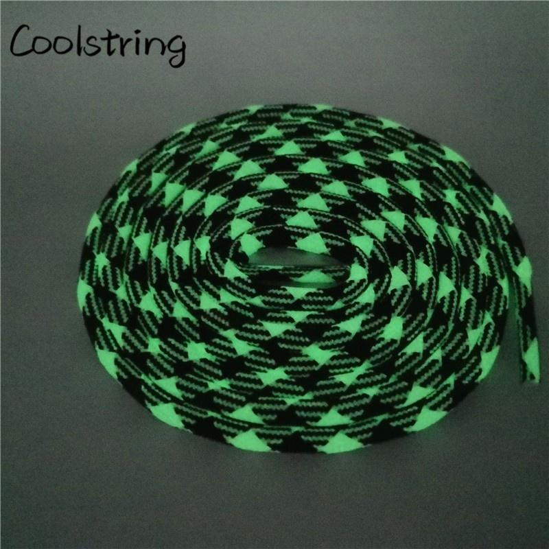 Sport  Fluorescence Round Shoelace Glow In The Dark Night Colorful Fluorescent Shoe Laces Athletic