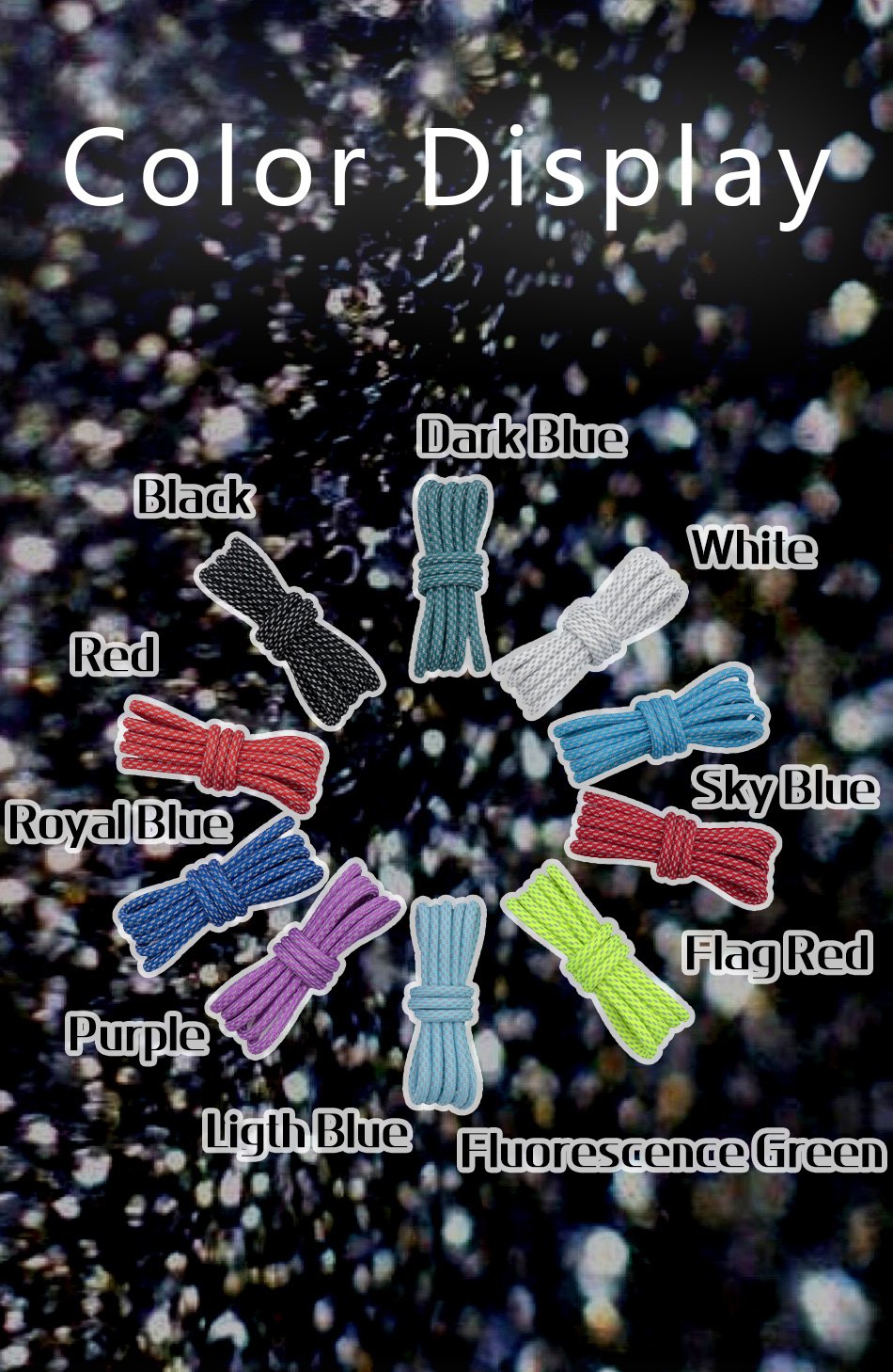 4.5MM Reflective Ropes 2021 New Trendy Laces Top Shoe Accessories Reflect Light In Night Hoodie