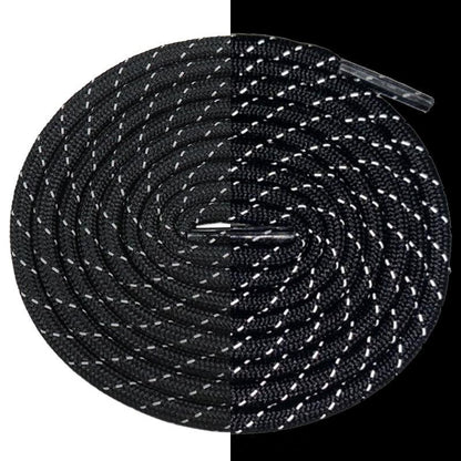 4.5MM New Flat 3M Reflective Shoelaces Athletic Safety Sneaker Ropes For Running Boots 350 750