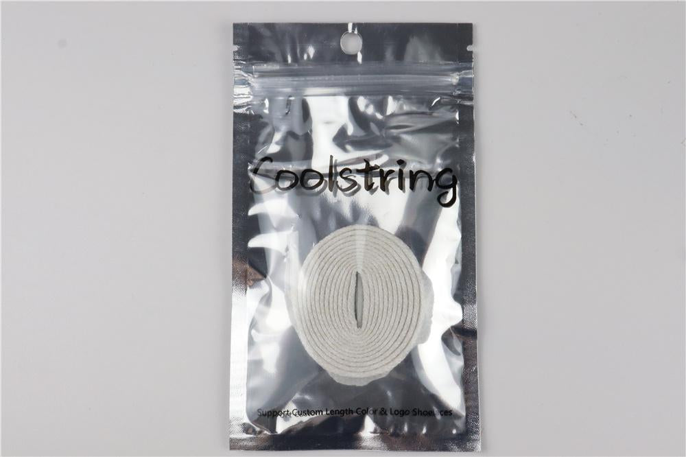 7MM Shoe Accessories Flat Type Black White Reflective Laces Top Shoelaces Glow In The Dark Easy