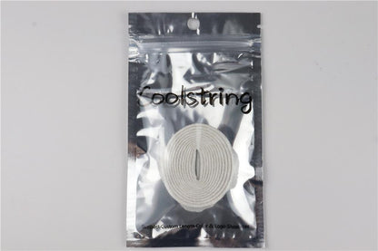 7MM Shoe Accessories Flat Type Black White Reflective Laces Top Shoelaces Glow In The Dark Easy