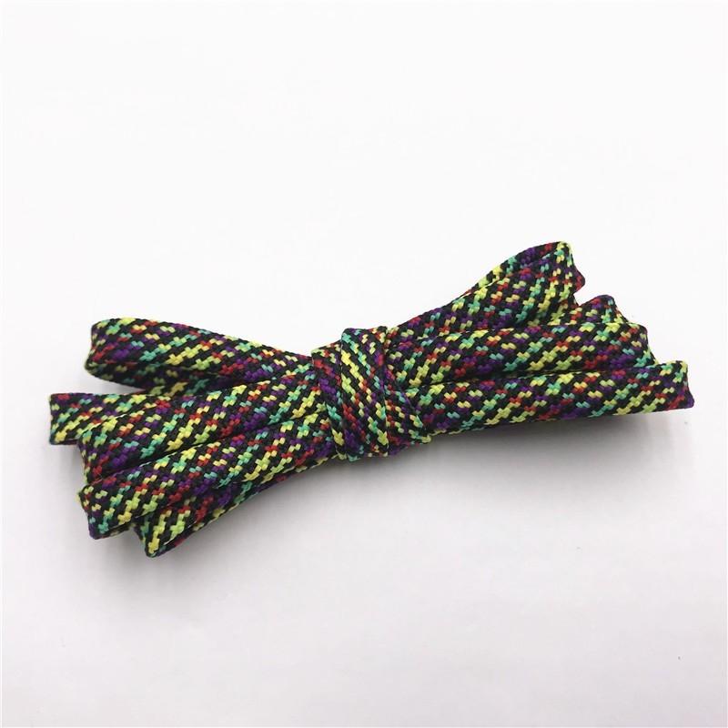 7MM Multi Color sweet Camouflage  Shoelaces Women Sneaker 2021 Casual Shoe Lacel Unisex Boots Shoe