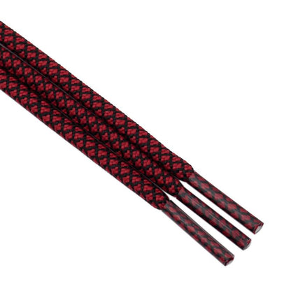 4.5MM Polyester Red Series Strong Laces Normal Casual Shoe Walking Running Double Colour Combination