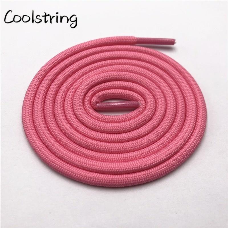 5mm Round Polyester Customized Shoelaces Green Navy Fashion Shoe Laces Extral Long Unisex Women Men