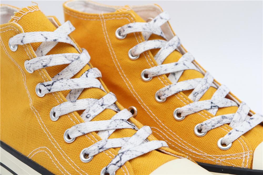 8MM White Black Glacier Frozen Stone Textur Shoelaces Unisex For Zapatillas Mujer Flat Perfect Shoe