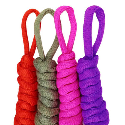 8.5MM Red Gray Purple Pink Solid Colors Oval Shape Wide Shoelaces 1Pair Ropes Suit For Trendy