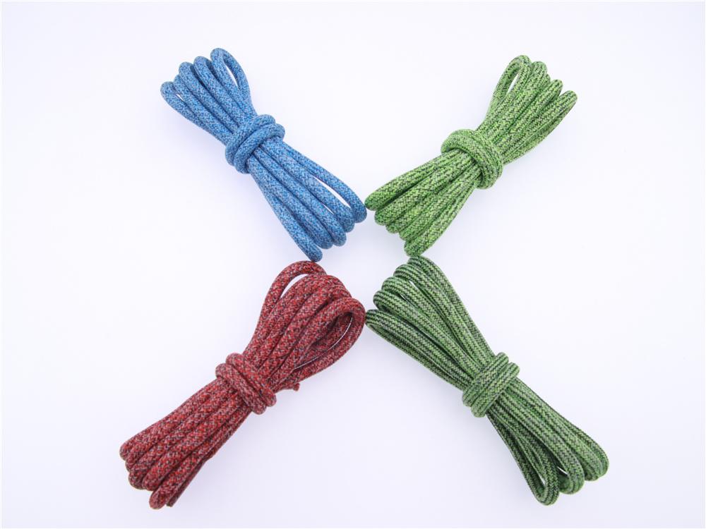Shoe Accessories 4.5MM Excellent Polyester Round Rope Male Female Outdoor High-rank Durable Lace
