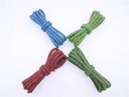 Shoe Accessories 4.5MM Excellent Polyester Round Rope Male Female Outdoor High-rank Durable Lace