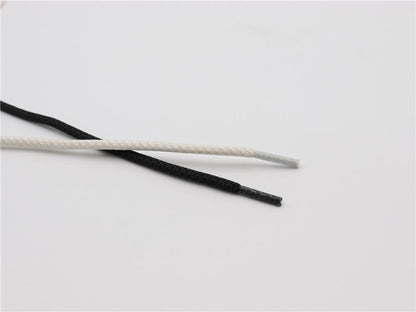 Shoe Accessories 4.7MM Black White Reflective Glowing shoestring 120CM Polyester Shoe Ropes Strong
