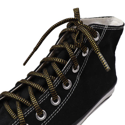 8MM Nice Shoe Accessory Charmed Metallic Yarn Laces Business Women Sneaker Boots Canvas Cords 2021