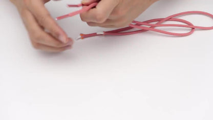 4.5MM Polyester Red Series Strong Laces Normal Casual Shoe Walking Running Double Colour Combination