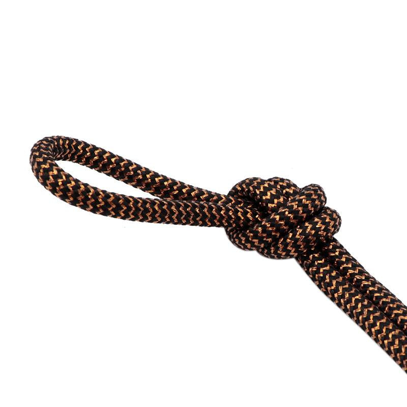 4.5MM Cheaper Metallic Yarn Polyester Shoelaces Special Texture Touching And Easy Ropes Wearing