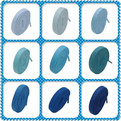 8MM Mesh Shoelaces Clothing Pure Youth Blue Laces Active Exercise 2021 Unisex Lacet For Outdoor