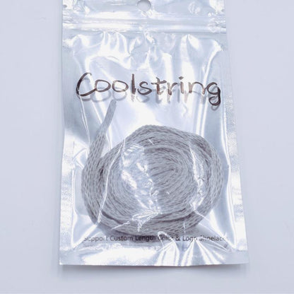 6MM Oval Reflective 3M Semicircular Ropes Athletic Highlight Shoe Latchet Grey Beige Eye-Catching