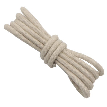 5MM Solid Color Pure Cotton Beige/Blue Waxed Rope Suit For Boy Pant Man Sneaker Canvas Sport