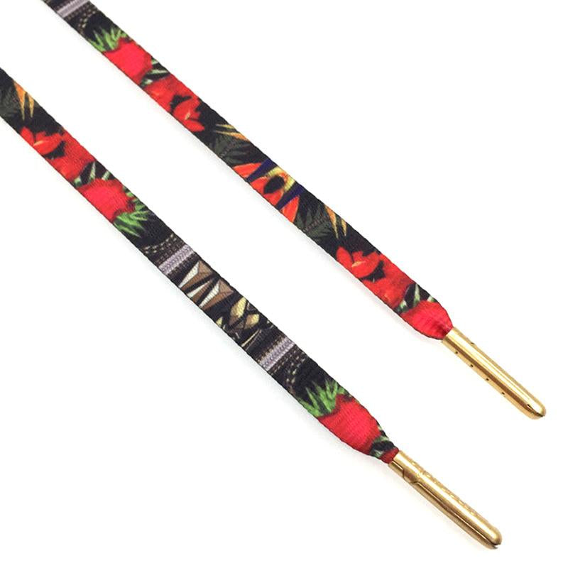 6 Designs Hot Shoestring with Tips Printing Flat Galaxy 60-180cm Shoelaces For Dress Shoes