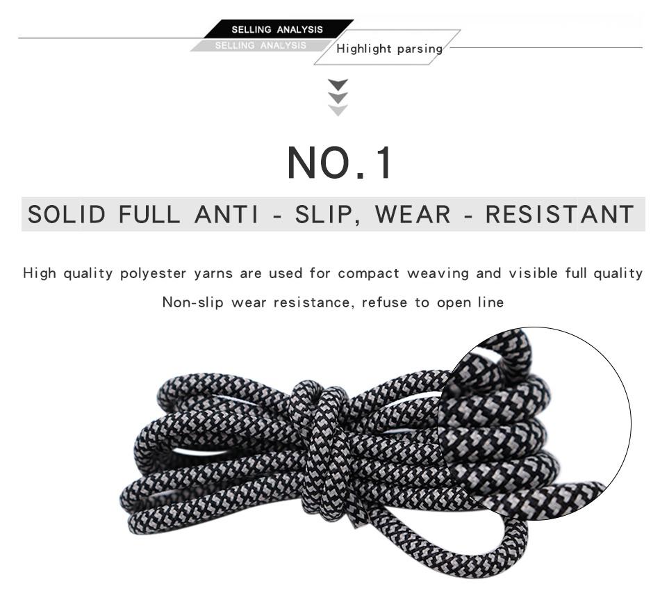 3MM Vogue Shoe Accessories Nice Polyester Shoelaces Green Yellow Youth Ropes For Young Guys Street