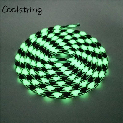 Sport  Fluorescence Round Shoelace Glow In The Dark Night Colorful Fluorescent Shoe Laces Athletic