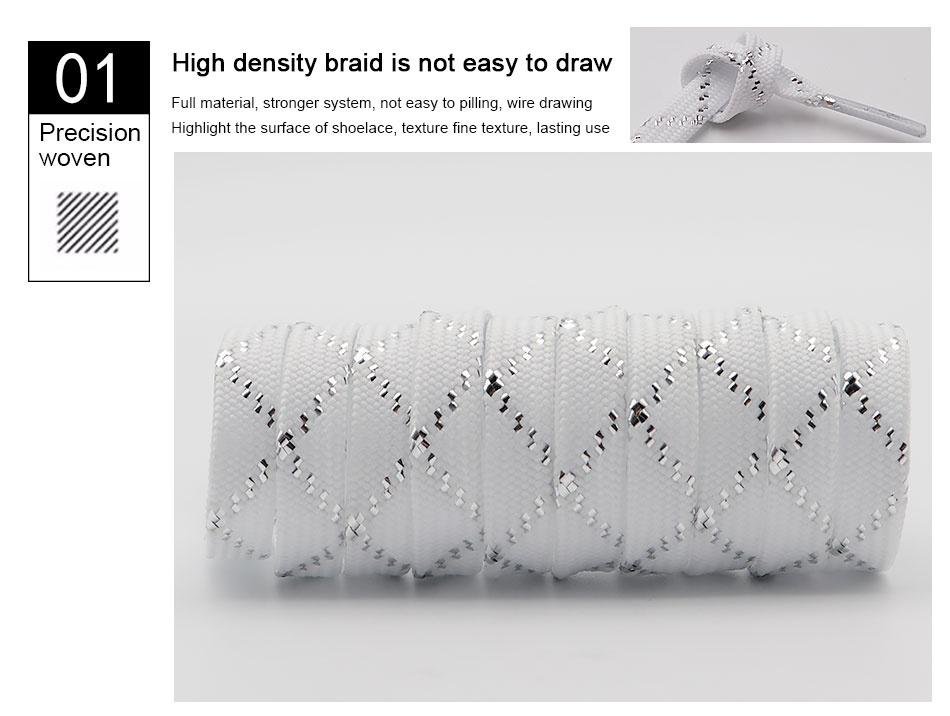 8MM Top Shoelaces Clothing White-Sliver Metallic Wire Laces Charmed Women Sneaker Canvas Boot