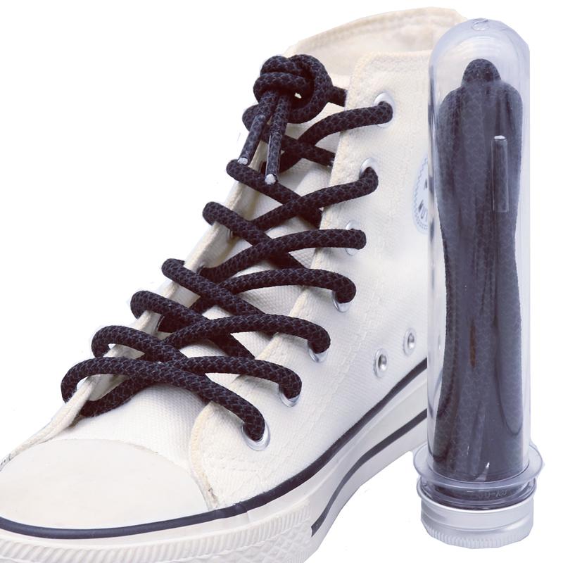 Shoe Accessories 4.7MM Black White Reflective Glowing shoestring 120CM Polyester Shoe Ropes Strong
